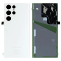 CACHE-S22ULTRABLANC - Cache batterie vitre arrière origine Samsung Galaxy S22 Ultra coloris blanc