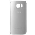 CACHE-S6EDGEPLUSGRIS - Face arrière vitre du dos gris argent Galaxy S6-Edge Plus SM-G928F
