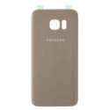 CACHE-S7EDGEGOLD - Face arrière vitre du dos Samsung Galaxy S7-Edge SM-G935 coloris gold 
