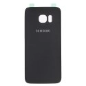 CACHE-S7EDGENOIR - Face arrière vitre du dos Samsung Galaxy S7-Edge SM-G935 noir
