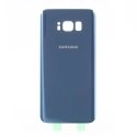 CACHE-S8PLUSBLEU - Face arrière vitre du dos bleu Samsung Galaxy S8-Plus SM-G955