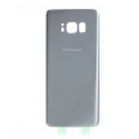 CACHE-S8PLUSGRIS - Face arrière vitre du dos gris Samsung Galaxy S8-Plus SM-G955