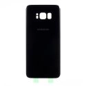CACHE-S8PLUSNOIR - Face arrière vitre du dos noir Samsung Galaxy S8-Plus SM-G955