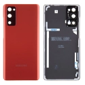 CACHEOR-G780ROUGE - Face arrière vitre du dos origine Samsung Galaxy S20FE rouge