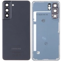 CACHEOR-S21FENOIR - Face arrière vitre du dos origine Samsung Galaxy S21FE coloris noir