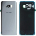 CACHEOR-S8PLUSGRIS - Face arrière vitre du dos gris argent origine Samsung Galaxy S8-Plus SM-G955