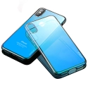 CAFELE-IPXDEGBLEU - Coque fine pour iPhone XS dégradée bleu