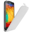 HCARBONNOTE3BLA - Etui Carbone blanc pour Samsung Galaxy Note 3