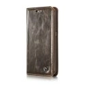 CASEMEFOLS6EDGEPLUSMARR - Etui CaseMe Folio pour Galaxy S6 Edge-Plus cuir huilé marron