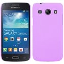CASYCOREPLUSVIO - Coque rigide violette pour Samsung Galaxy Core Plus aspect mat toucher rubber
