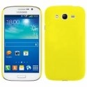 CASYGRANDNEOJAUNE - Coque rigide jaune pour Samsung Galaxy Grand Neo aspect mat toucher rubber