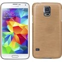 CASYMETALS5OR - Coque ultra fine effet métallisé pour Samsung Galaxy S5 coloris or