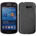 CASYMETALS7390NOIR - Coque ultra fine effet métallisé pour Samsung Galaxy Trend Lite S7390 coloris noir