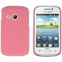 CASYYOUNGROSE - Coque rigide rose pour Samsung Galaxy Young S6310 aspect mat toucher rubber gomme