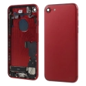 CHASSIS-IP7ROUGE - Chassis complet iPhone 7 pré-monté avec nappes + boutons coloris rouge