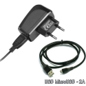 CHV2A-MICROUSB - Chargeur secteur USB 2A + Câble micro-USB