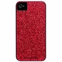 CMGLAMRED-IP4 - Coque Case-mate Glam rouge iPhone 4 et 4S