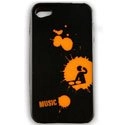 COQIP4MUSIC - Coque Life is Color MUSIC pour iPhone 4