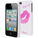 MUCCPBKIP4G031 - Coque rigide Glossy Kiss me pour Iphone 4