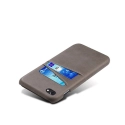 COVCARTE-IP8GRIS - Coque iPhone 7/8 coloris gris avec logements cartes