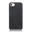 COVLOOKCUIRIP7NOIR - Coque fine iPhone 7 aspect cuir vintage noir