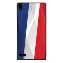 CPRN1ASCENDP6DRAPFRANCE - Coque rigide pour Huawei Ascend P6 avec impression Motifs drapeau de la France