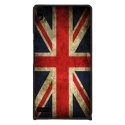 CPRN1ASCENDP6DRAPUKVINTAGE - Coque rigide pour Huawei Ascend P6 avec impression Motifs drapeau UK vintage