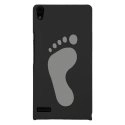 CPRN1ASCENDP6PIED - Coque rigide pour Huawei Ascend P6 avec impression Motifs empreinte de pied