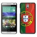 CPRN1DES610DRAPPORT - Coque noire pour HTC Desire 610 motif drapeau Portugal
