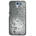 CPRN1DES620GOUTTEEAU - Coque rigide noire pour HTC Desire 620 avec impression Motif gouttes d'eau