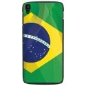 CPRN1IDOL355DRAPBRESIL - Coque rigide pour Alcatel Idol 3 5 5 avec impression Motifs drapeau du Brésil