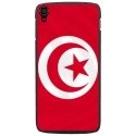 CPRN1IDOL355DRAPTUNISIE - Coque rigide pour Alcatel Idol 3 5 5 avec impression Motifs drapeau de la Tunisie