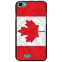 CPRN1LENNYDRAPCANANDA - Coque noire pour Wiko Lenny impression motif drapeau du Canada