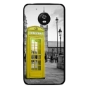 CPRN1MOTOG5CABINEUKJAUNE - Coque rigide pour Motorola Moto G5 avec impression Motifs cabine téléphonique UK jaune