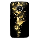CPRN1MOTOG5PAPILLONSDORES - Coque rigide pour Motorola Moto G5 avec impression Motifs papillons dorés