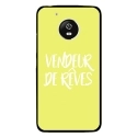 CPRN1MOTOG5VENDREVEJAUNE - Coque rigide pour Motorola Moto G5 avec impression Motifs vendeur de rêves jaune