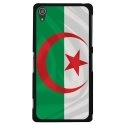 CPRN1Z3PLUSDRAPALGERIE - Coque rigide noire pour Sony Xperia Z3-Plus avec impression Motif drapeau de l'Algérie