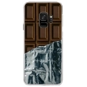 CRYSGALAXYS9CHOCOLAT - Coque rigide transparente pour Samsung Galaxy S9 avec impression Motifs tablette de chocolat