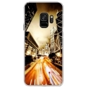 CRYSGALAXYS9NIGHTSTREET - Coque rigide transparente pour Samsung Galaxy S9 avec impression Motifs Night Street