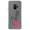 CRYSGALAXYS9SEXYGIRL - Coque rigide transparente pour Samsung Galaxy S9 avec impression Motifs Sexy Girl