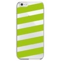 CRYSIP6PLUSBANDESVERTES - Coque rigide pour Apple iPhone 6 Plus avec impression Motifs bandes vertes
