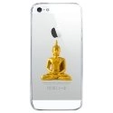 CRYSIPHONE5CBOUDDHAOR - Coque rigide transparente pour Apple iPhone 5C avec impression Motifs bouddha or