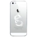 CRYSIPHONE5CDRAGONTRIBAL - Coque rigide transparente pour Apple iPhone 5C avec impression Motifs dragon tribal