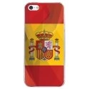 CRYSIPHONE5CDRAPESPAGNE - Coque rigide transparente pour Apple iPhone 5C avec impression Motifs drapeau de l'Espagne