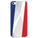 CRYSIPHONE5CDRAPFRANCE - Coque rigide transparente pour Apple iPhone 5C avec impression Motifs drapeau de la France