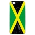 CRYSIPHONE5CDRAPJAMAIQUE - Coque rigide transparente pour Apple iPhone 5C avec impression Motifs drapeau de la Jamaïque
