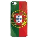 CRYSIPHONE5CDRAPPORTUGAL - Coque rigide transparente pour Apple iPhone 5C avec impression Motifs drapeau du Portugal