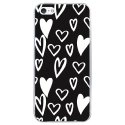 CRYSIPHONE5CLOVE2 - Coque rigide transparente pour Apple iPhone 5C avec impression Motifs Love coeur 2