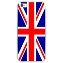 CRYSIPHONE5CUNIONJACK - Coque rigide transparente pour Apple iPhone 5C avec impression Motifs Union Jack