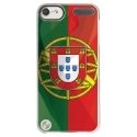 CRYSTOUCH6DRAPPORTUGAL - Coque rigide transparente pour Apple iPod Touch 6G avec impression Motifs drapeau du Portugal